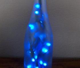 Champagne Bottle with Lights